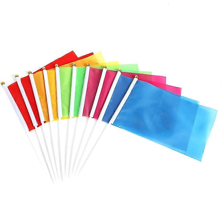 Set 50 steaguri mini, multicolor, poliester, 22x11cm
