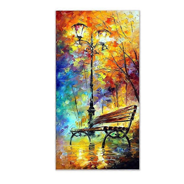 Картина върху платно, 40x80см, многоцветна, без рамка