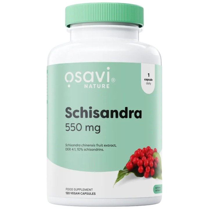 Хранителна добавка Osavi Schisandra 550 mg, 120 капсули