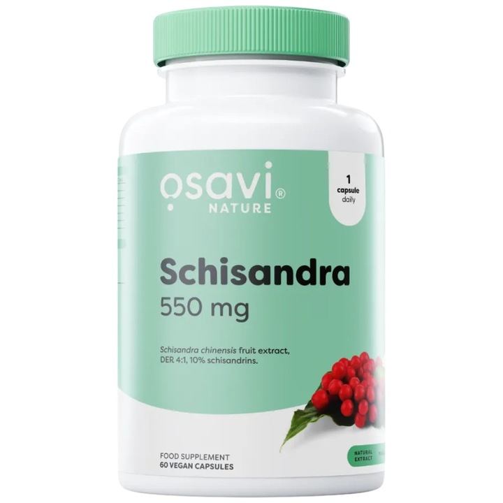 Хранителна добавка Osavi Schisandra 550 mg, 60 капсули