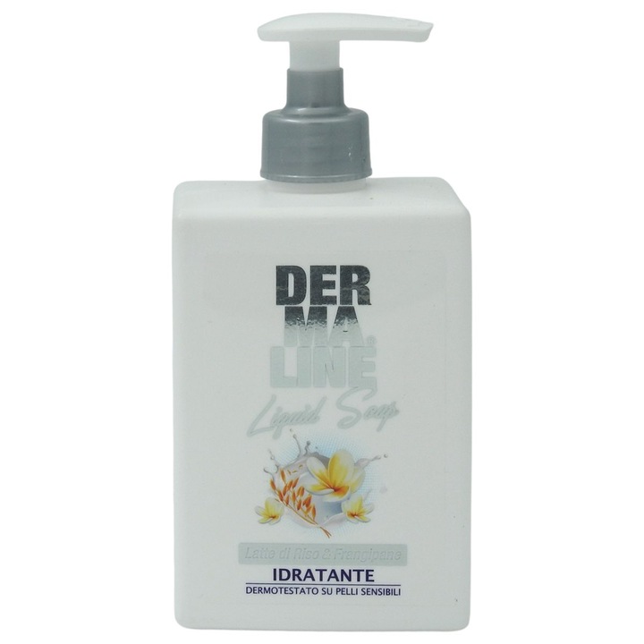 Течен сапун, Dermaline, 500 ml Latte Di Riso Frangipane