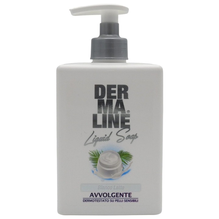 Течен сапун, Dermaline, 500 ml Bianco Latte