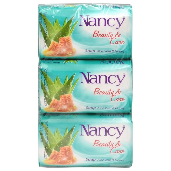 Сапун, Nancy, 3бр.x140 г Алое Вера
