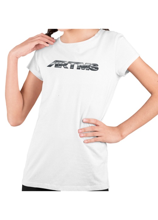 Gyerek Lány Póló Artms Merch K-pop, Fehér