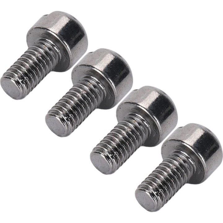 Nyomótalp csavar Singer 4423/2250/1304/1306/2277/2282/2263/M1500/M2100/M3300/M3330/M3500/MX23/MX60 modellekhez, vasból, könnyű szerelés, ezüst, 4 darab