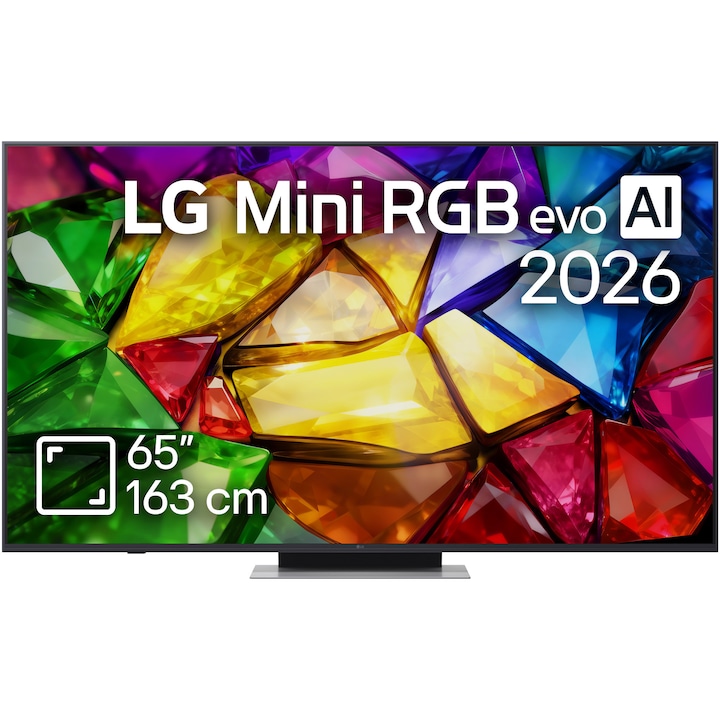 Televizor LG MiniRGB evo 65MRGB87B3B, 163 cm, Smart, 4k Ultra HD, 144 Hz, Clasa D ( Model 2026)