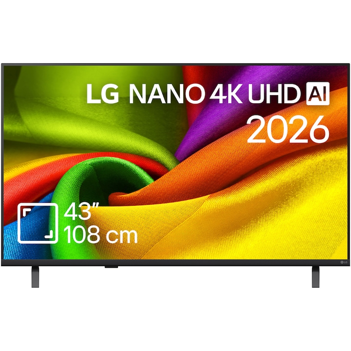 Televizor LG Led 43NU850B3LA, 108 cm, Smart, 4K Utra HD, Clasa G (Model2026)
