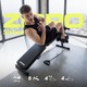 Állítható pad, Zipro Sixbox, maximális súly 110 kg, összecsukható, állítható ülés, 2 fitnesz gumiszalaggal, Fekete