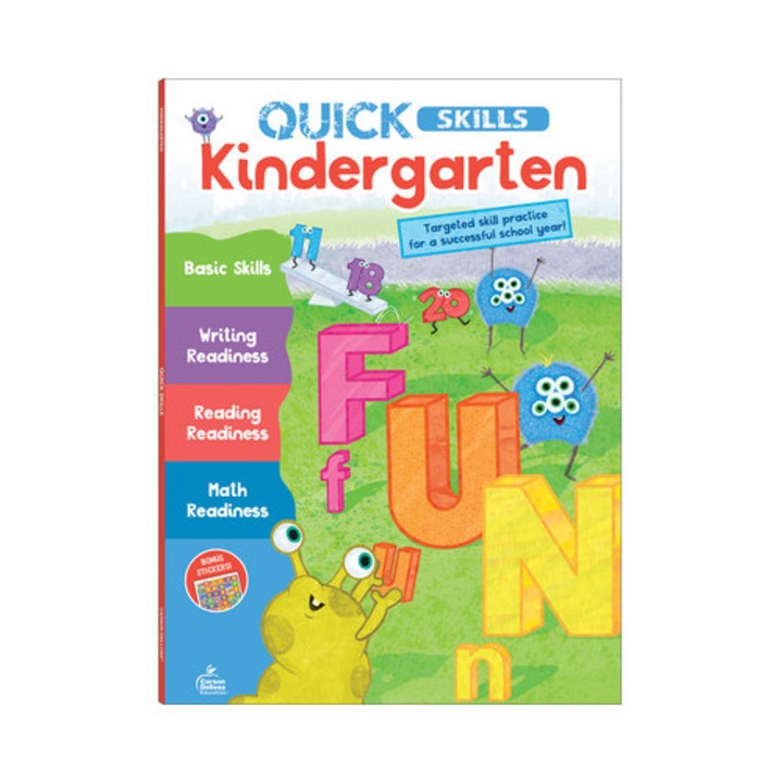Quick Skills Kindergarten Workbook - Carson Dellosa Education