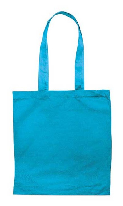 Geantă de cumpărături More Than Gifts Cottonel, 100% bumbac, albastru deschis
