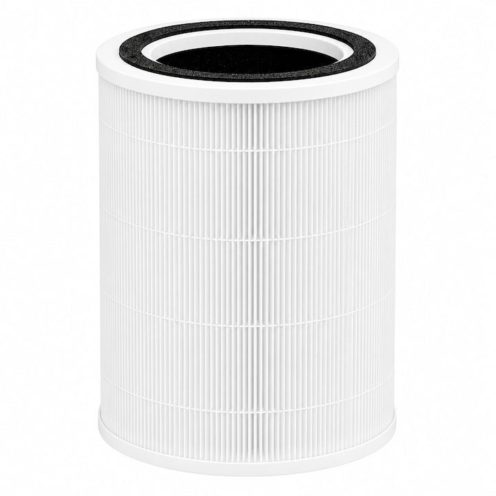 Szűrő kompatibilis az AirBliss® Sense légtisztítókkal, 3 az 1-ben szűrés, előszűrő, TRUE HEPA szűrő, aktívszén szűrő, eltávolítja a részecskék 99,97%-át, antiallergén, antibakteriális, szageltávolító, tiszta levegő, fehér