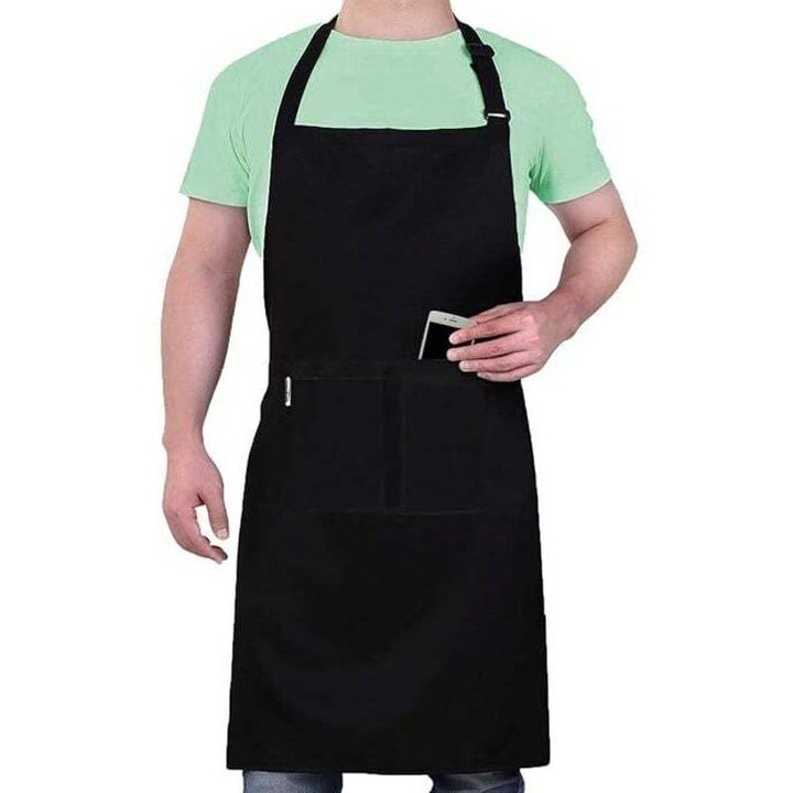 Sort de bucatarie reglabil impermeabil cu 2 buzunare 65x84cm unisex