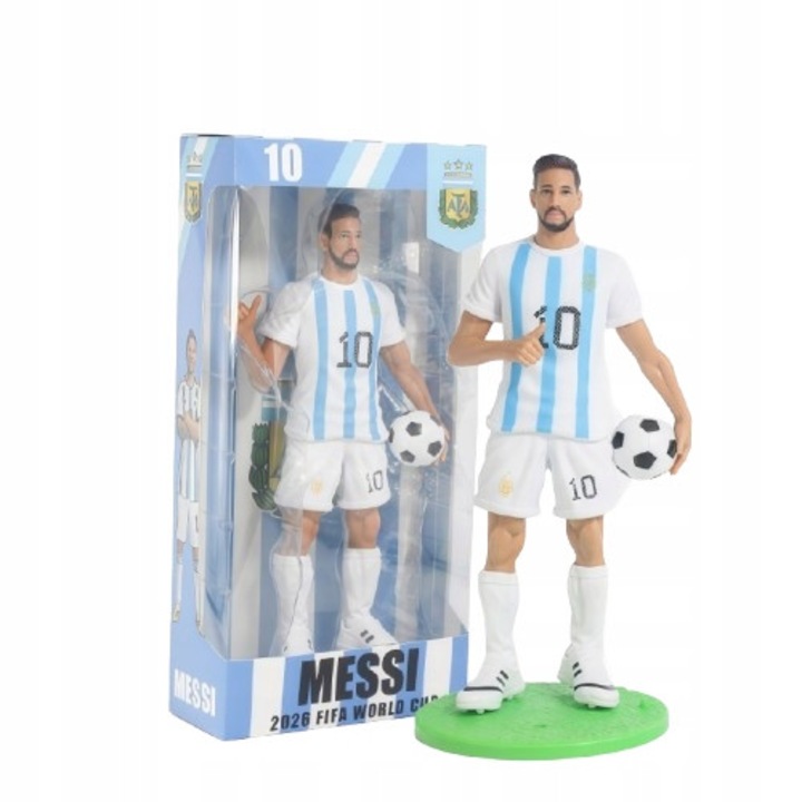 Lionel Messi figura 22 cm labdával gyűjthető szobor Inter Miami