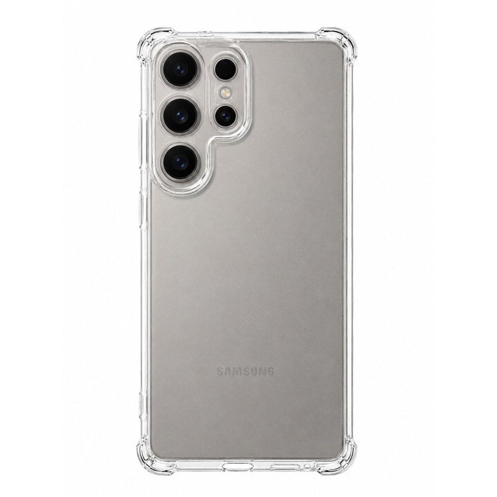 Mat-Tech védőtok Samsung Galaxy S26 Ultra készülékkel kompatibilis, Megemelt kamerasarkok, Ütésálló sarkok, Ütésállóság, Átlátszó