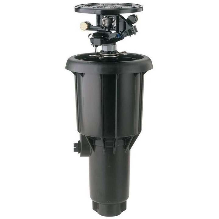 Pázsprinkler, teljes kör vagy szektoros, kék, 5x25m
