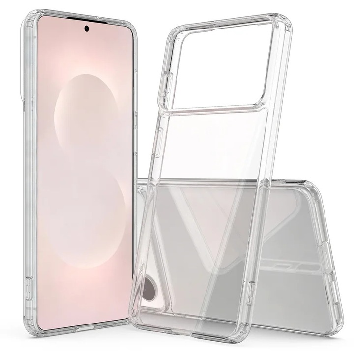 Калъф Innova Shockproof Clear Silicone - Samsung Galaxy S26 Edge - Transparent