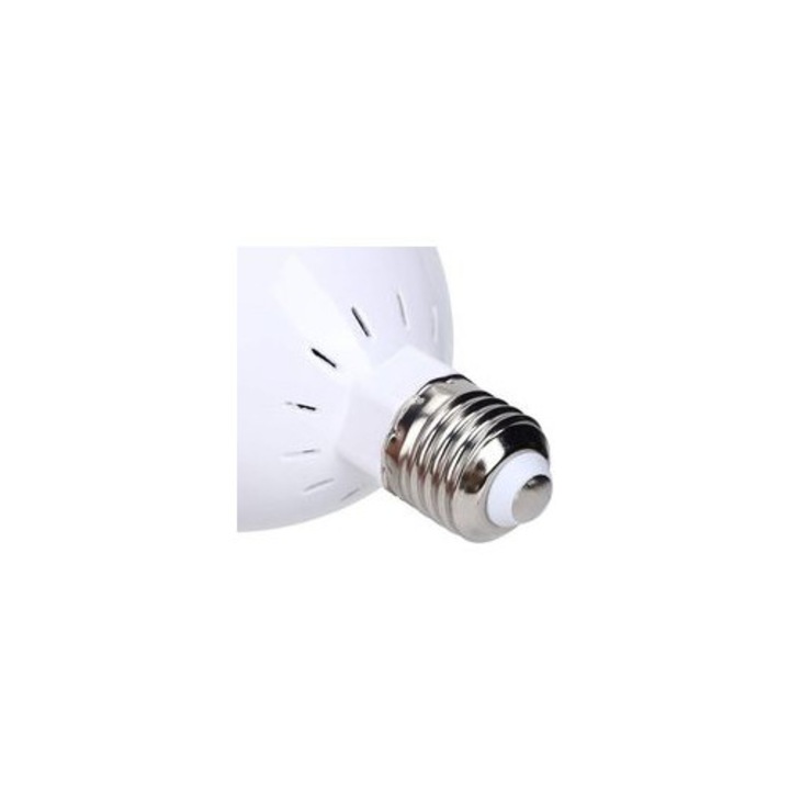 Növénytermesztő lámpa / növekedési lámpa 30W E27, 200 LED (166 piros/34 kék), PVC ház, optimális hőelvezetés, energiatakarékos, Fehér, 1 db