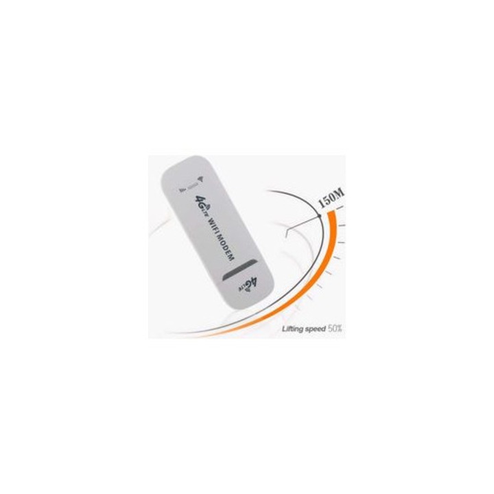 Hordozható 4G LTE Wi-Fi router, Qualcomm, 150 Mbps, fekete, ABS