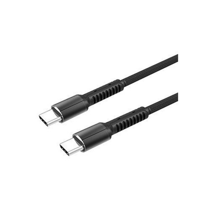Kábel USB Type C – USB Type-C Digital One SP00289 Fekete
