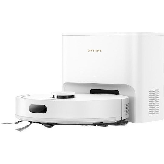 Aspirator robot Dreame D20 Air Plus, robot aspirator cu cartografiere laser, putere de aspirare 20000 Pa, capacitate colectare 280 ml, acumulator, alb