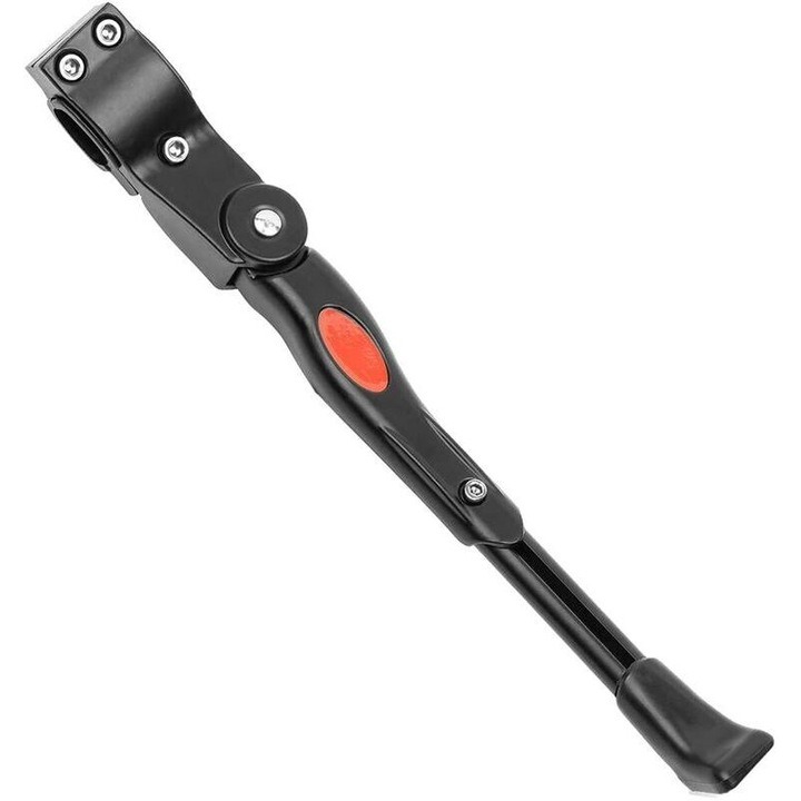 Cric bicicleta, aliaj aluminiu, reglabil, negru