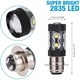 Bec LED motorkerékpárhoz P15D H6M, 7.5W 12V, plug and play, IP68 vízálló, 6500K hideg fehér, 1 db