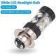 Bec LED motorkerékpárhoz P15D H6M, 7.5W 12V, plug and play, IP68 vízálló, 6500K hideg fehér, 1 db