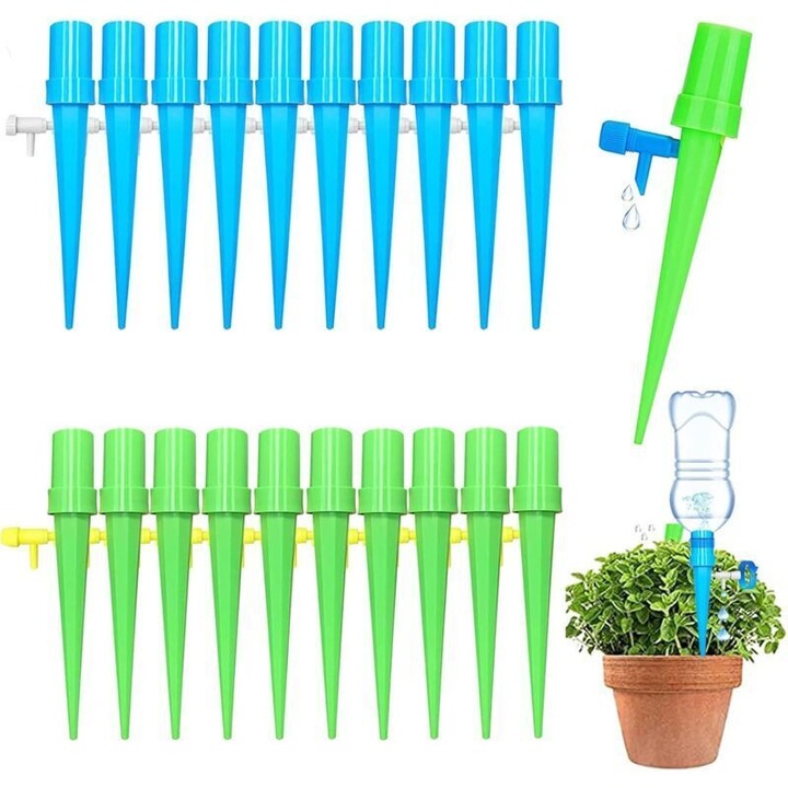 Kit irigare automata reglabila pentru plante interior exterior 15.2cm plastic ecologic