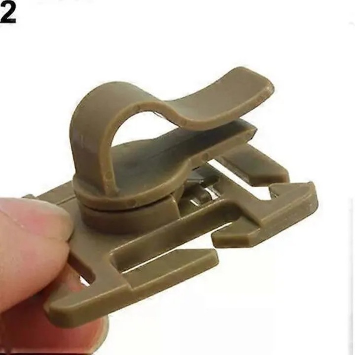 Hidratálócső forgatható bilincs, zöld, 4x3.3cm