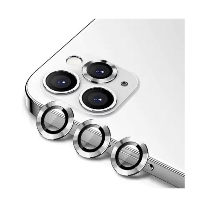 Protector colorat pentru camera telefonului Samsung S22 Ultra – Gri Digital One LSSS04000 – 6965776