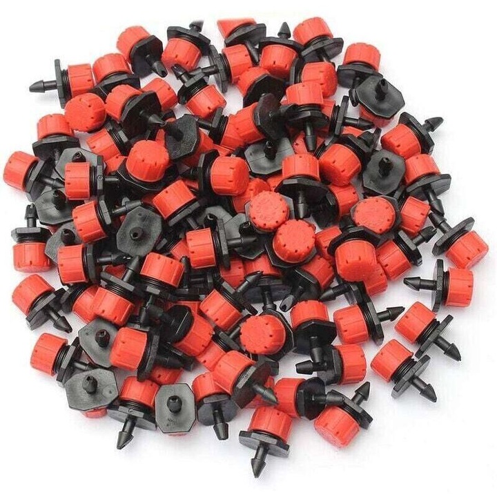 Set 100 picuratoare reglabile pentru irigare 15x25mm