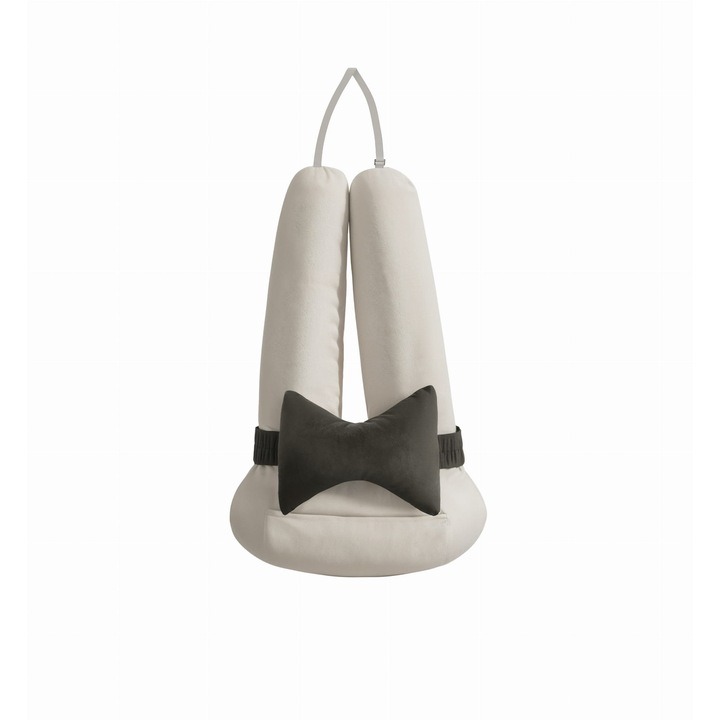 Párna utazáshoz Pillow Palette Komfortos, ergonomikus forma, poliészter szálas töltet, bézs, 71x46x12 cm, 1 db