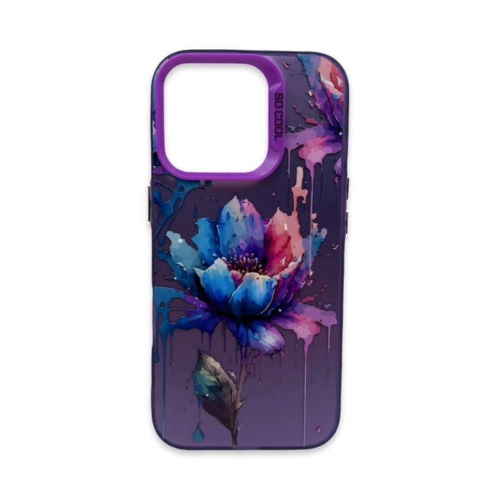 SOCOOL арт кейс TP42 за iPhone 15 Pro Max – (2) Цвете Digital One LSSS01402 – 2630296