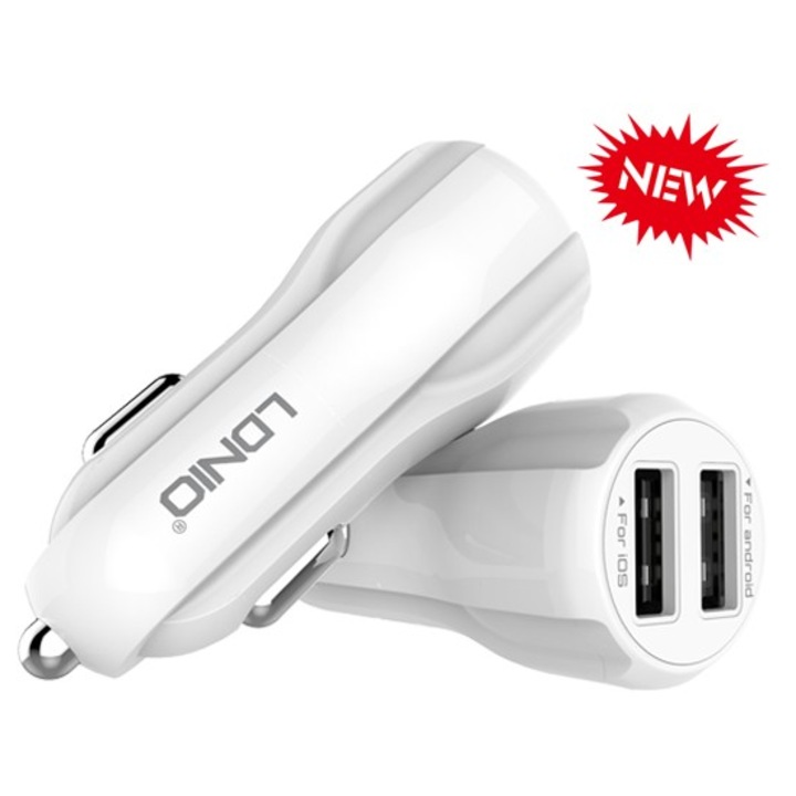 12V Töltő 3.4A LDNIO C331 2 PORT USB Lightning Digital One LSSS02167 – 353752, 12V, 3.4A, USB, Lightning