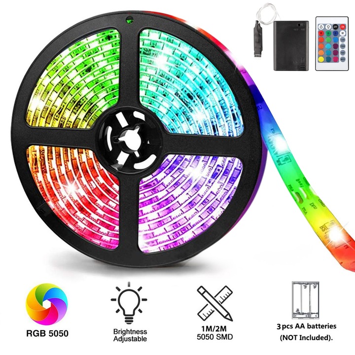LED szalag 5M 300 dióda IP20, Digital One, távirányító, RGB