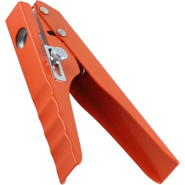 Cleste perforator pentru benzi de cant, robust, cromat, 8mm