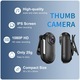 Camera Video WiFi pentru Animale de Companie, Bytelike, Perspectiva POV HD, Unghi Larg, Design Compact si Usor, Rezistenta la Apa si Exterior, Ideala pentru Caini, Pisici