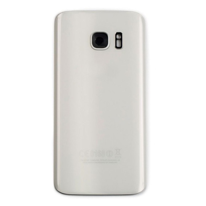 Akkufedél (kamera nélkül) Samsung S7-hez – Fehér Digital One LSSS02348 – 5387498