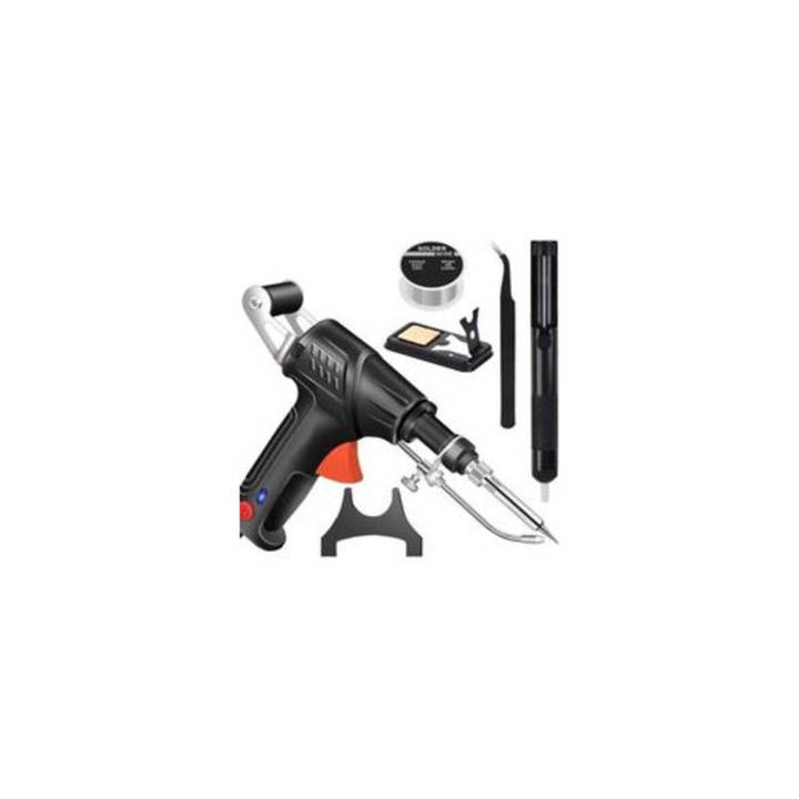 Pistol de lipit multifunctional 3 in 1 negru portabil