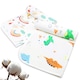 Set 2 Aleze Impermeabile Bebelusi SACONELL, 50x70cm, Suprafata 100% Bumbac, Protectie Saltea si Paturica Schimbat Scutece, Lavabila, Pliabila, Portabila