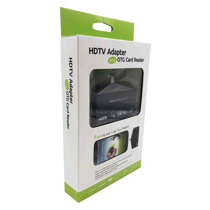 Kártyaolvasó Micro USB-ről HDMI-re, Micro SD-re és USB-re SG-M01 Digital One LSSS01836 – 126703, USB