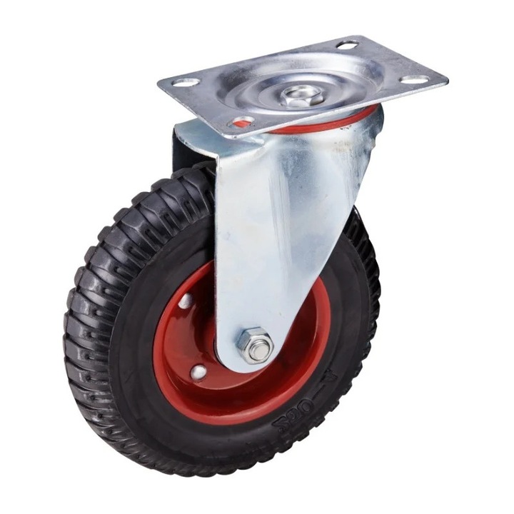 Roata Carucior Pivotanta Cu Flansa, MoftX 200mm, 230Kg, - 2Buc