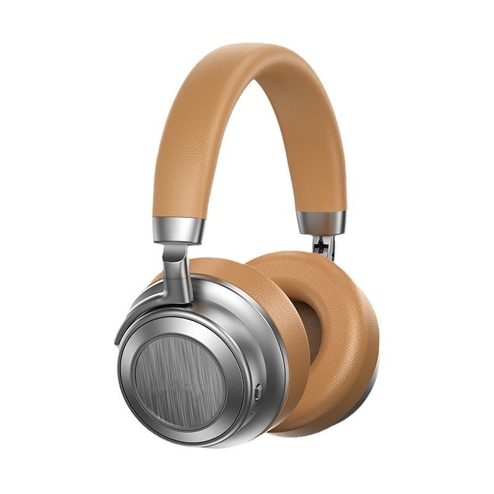 Vezeték nélküli Bluetooth fejhallgató, fülre illeszkedő fejhallgató, aktív zajszűrés (ANC), kiváló hangminőség, beépített kiváló minőségű mikrofon, ergonomikus kialakítás, kényelmes viselet, újratölthető, modern stílus, hordozható, khaki