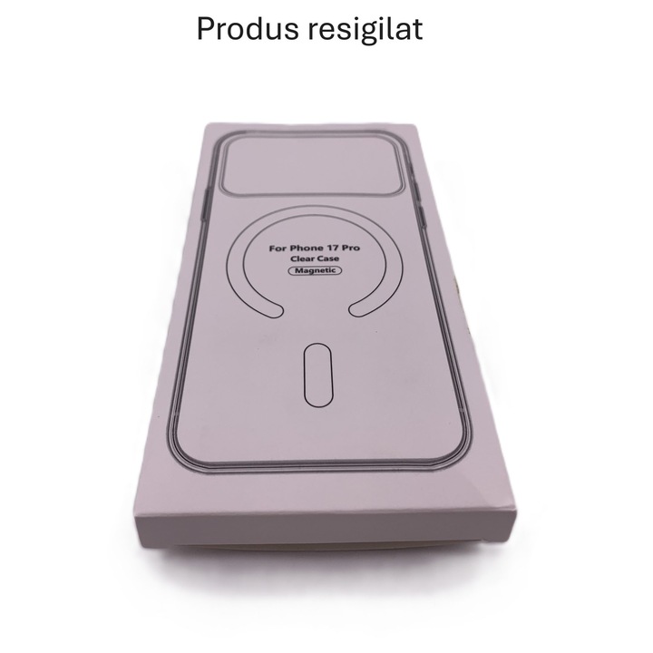 ÚJRACSOMAGOLT - Telefontok, Kompatibilis Apple iPhone 17 Pro Max, MagSafe, Ütésálló, Szilikon + TPU