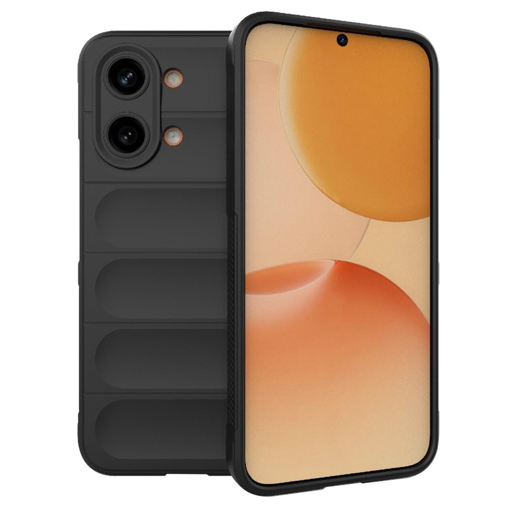 Husa pentru Xiaomi Poco X8 Pro Max DaDen® Magic Shield, Antisoc, Interior microfibra, TPU, Negru
