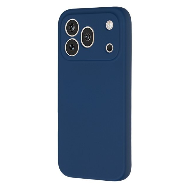 Husa Upzz® SoftFlex Compatibila Cu Honor 600 PRO, Silicon Soft, Protectie La Camera, Alcantara La Interior, Albastru Navy
