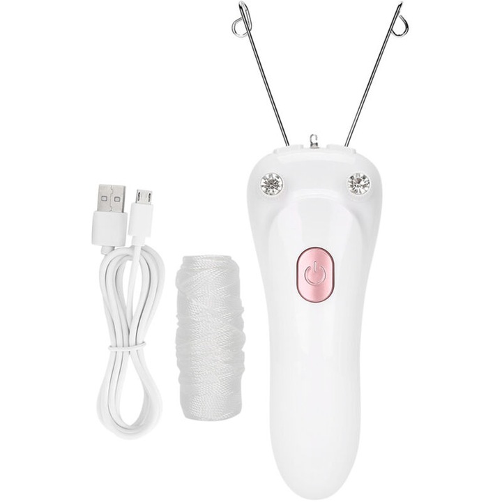 Epilátor elektromos USB rózsaszín 500mAh kompakt