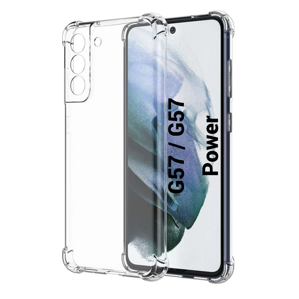 Husa de silicon antisoc pentru Motorola G57 / G57 Power / G67 Power Transparent