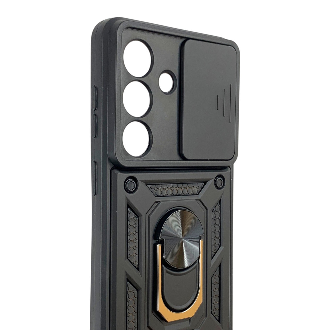 Husa telefon Mat-Tech compatibila cu Samsung Galaxy S26, Protectie Camera, Inel, Magnet, Anti-Shock, Rugged Protection, Negru