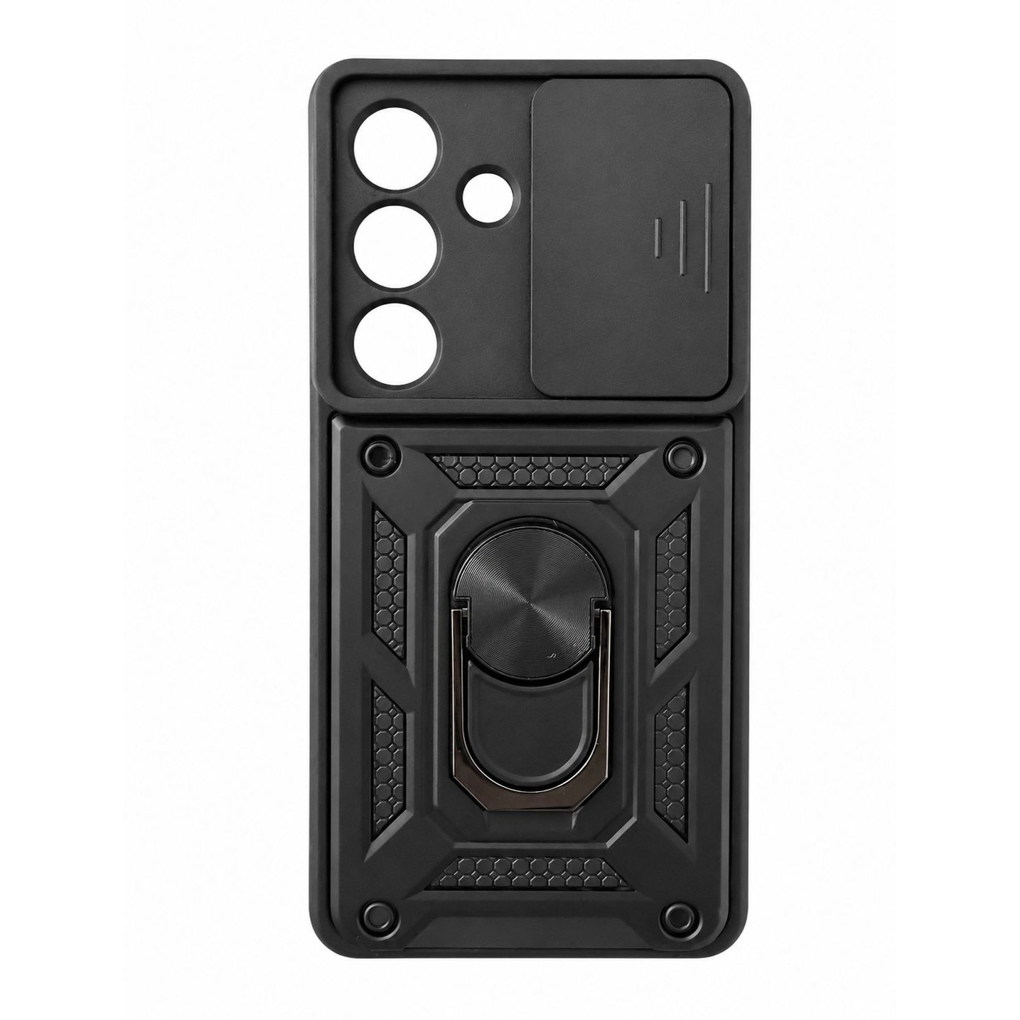 Husa telefon Mat-Tech compatibila cu Samsung Galaxy S26, Protectie Camera, Inel, Magnet, Anti-Shock, Rugged Protection, Negru